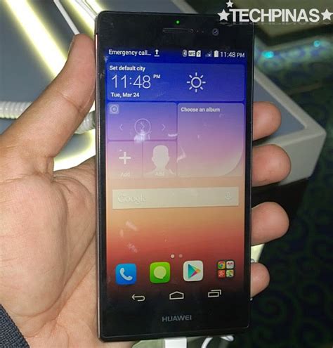 Huawei Ascend P7 priced at Php20,990, hands.